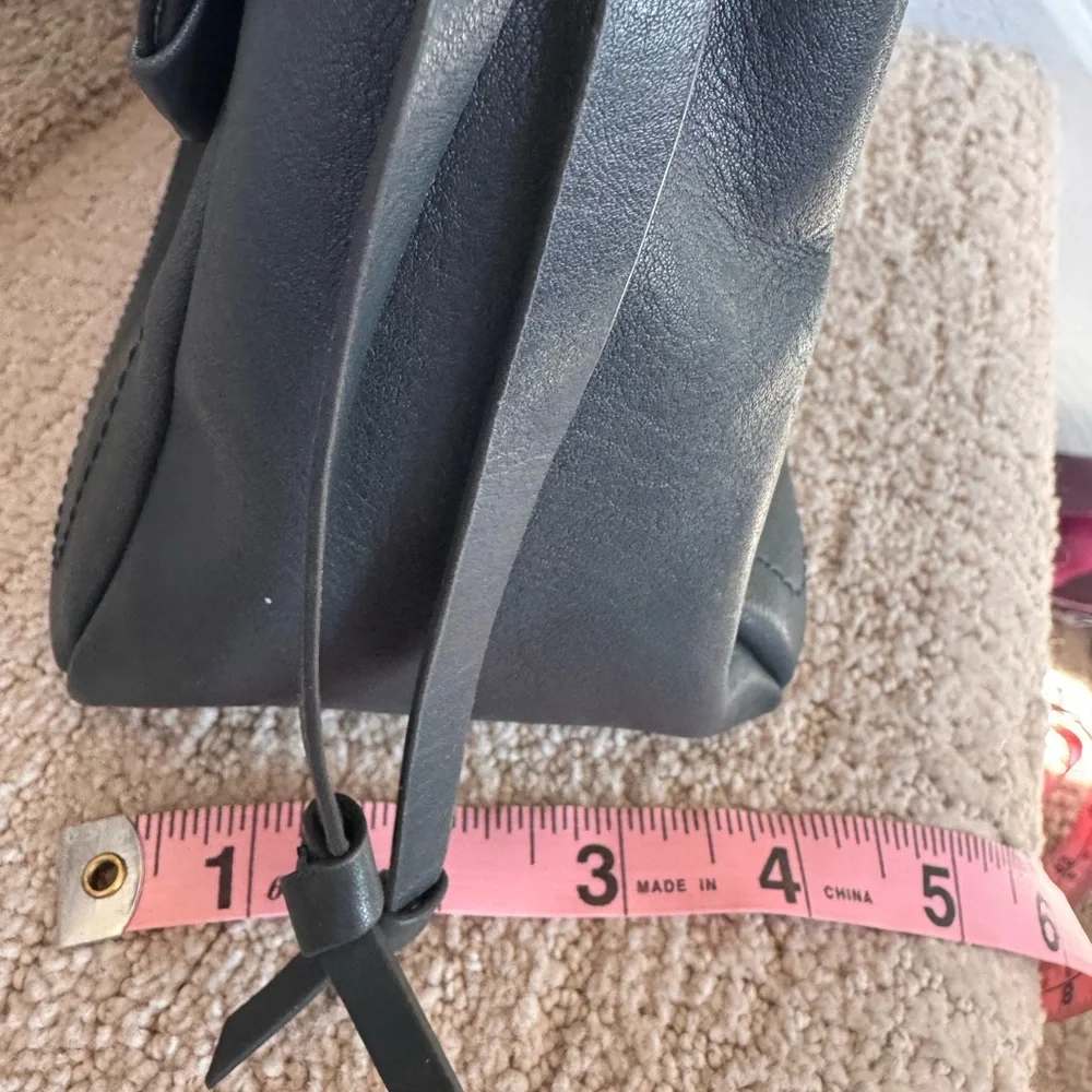 NWOT Lucky Brand Dark Green Satchel with Crossbody Strap